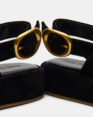 BARONI BLACK SUEDE