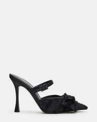 BAYLIN BLACK SATIN RHINESTONES
