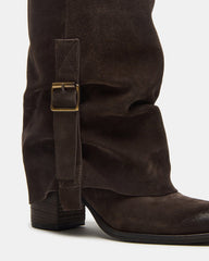 BOZEMAN DARK TAUPE SUEDE