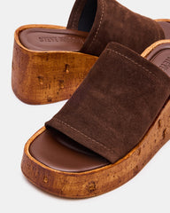 CELLAR BROWN SUEDE