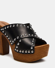 DEMI BLACK LEATHER