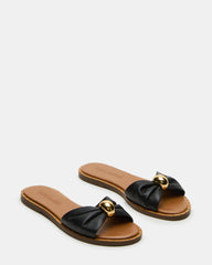 DIPSY BLACK LEATHER