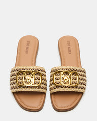 KORA BROWN RAFFIA
