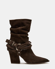 LAUPER DARK TAUPE SUEDE