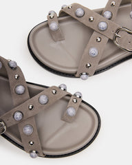 LINEAR GREY SUEDE