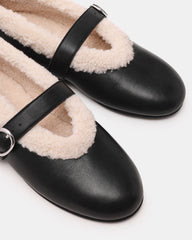 LODGE BLACK LEATHER