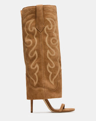 RAVINE WESTERN TAN SUEDE