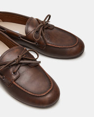 SAG BROWN LEATHER