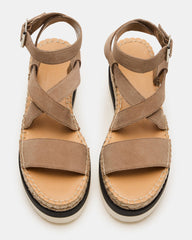 SOREN TAUPE SUEDE