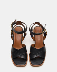 TRURO BLACK LEATHER