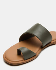 ZANI OLIVE LEATHER