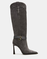 KYNDALL GREY SUEDE