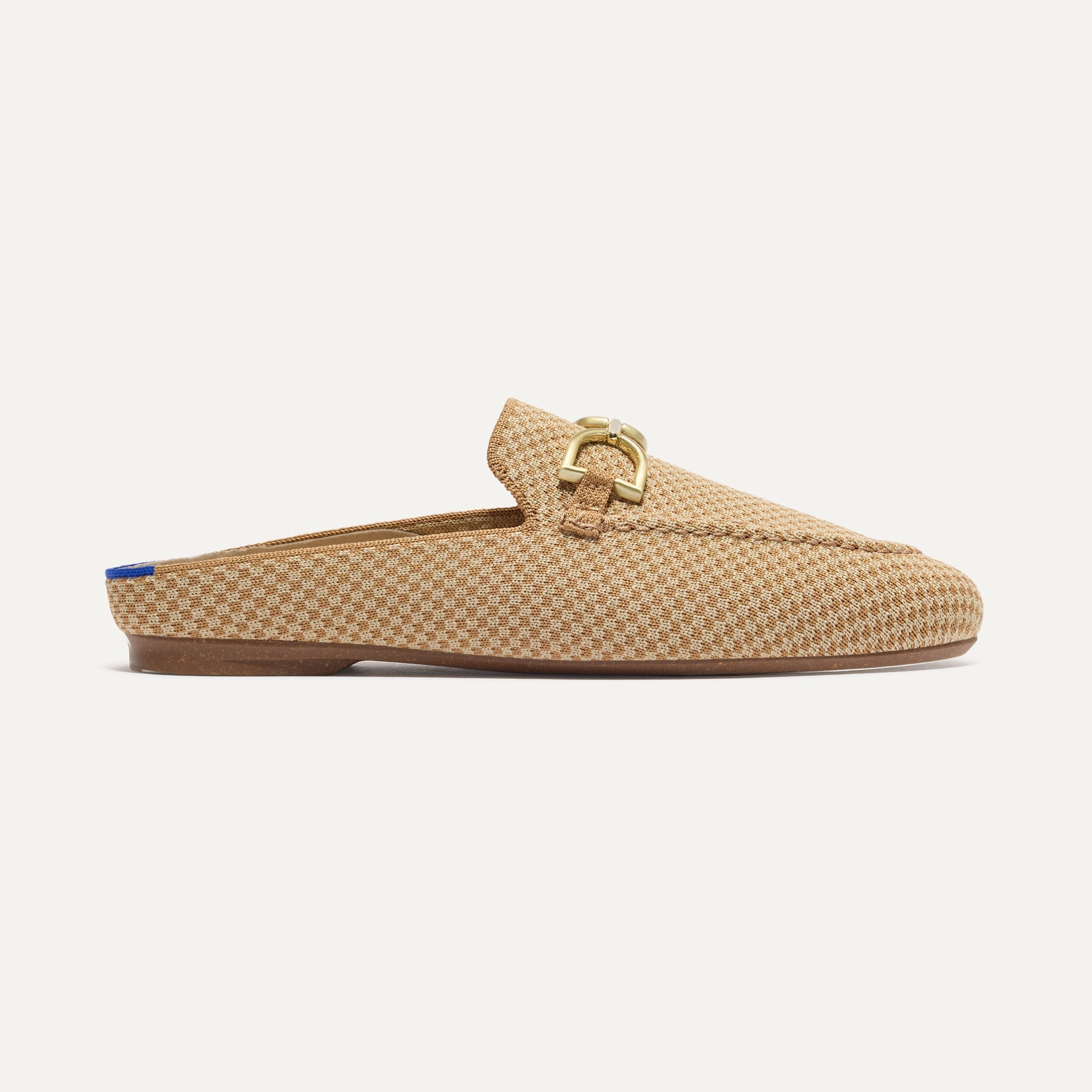 The Double Bit Loafer Mule - Waffle Micro Check