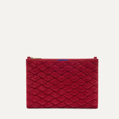 The ReVelvet™ Convertible Clutch - ReVelvet™ Ruby Quilt