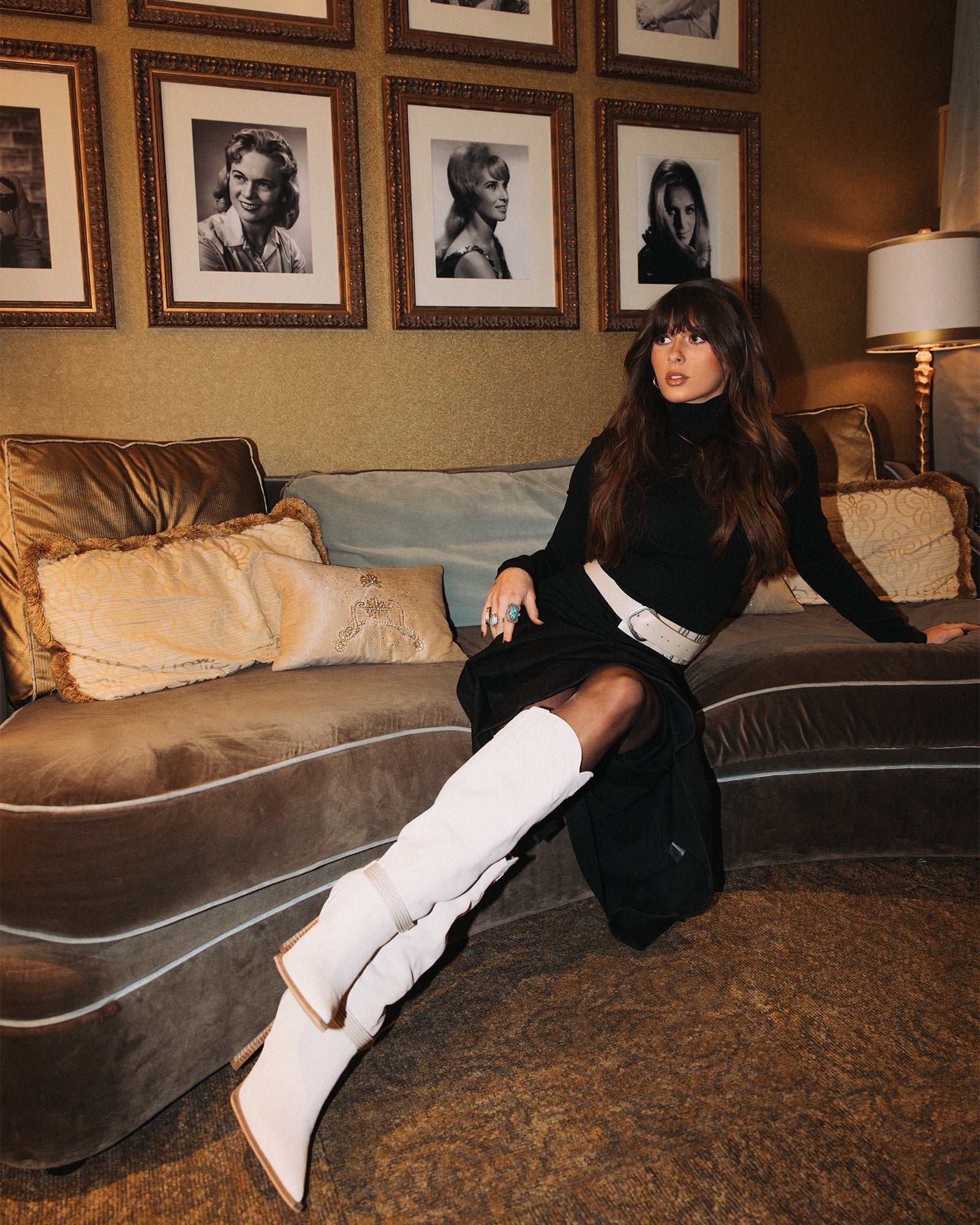 KYNDALL BONE SUEDE
