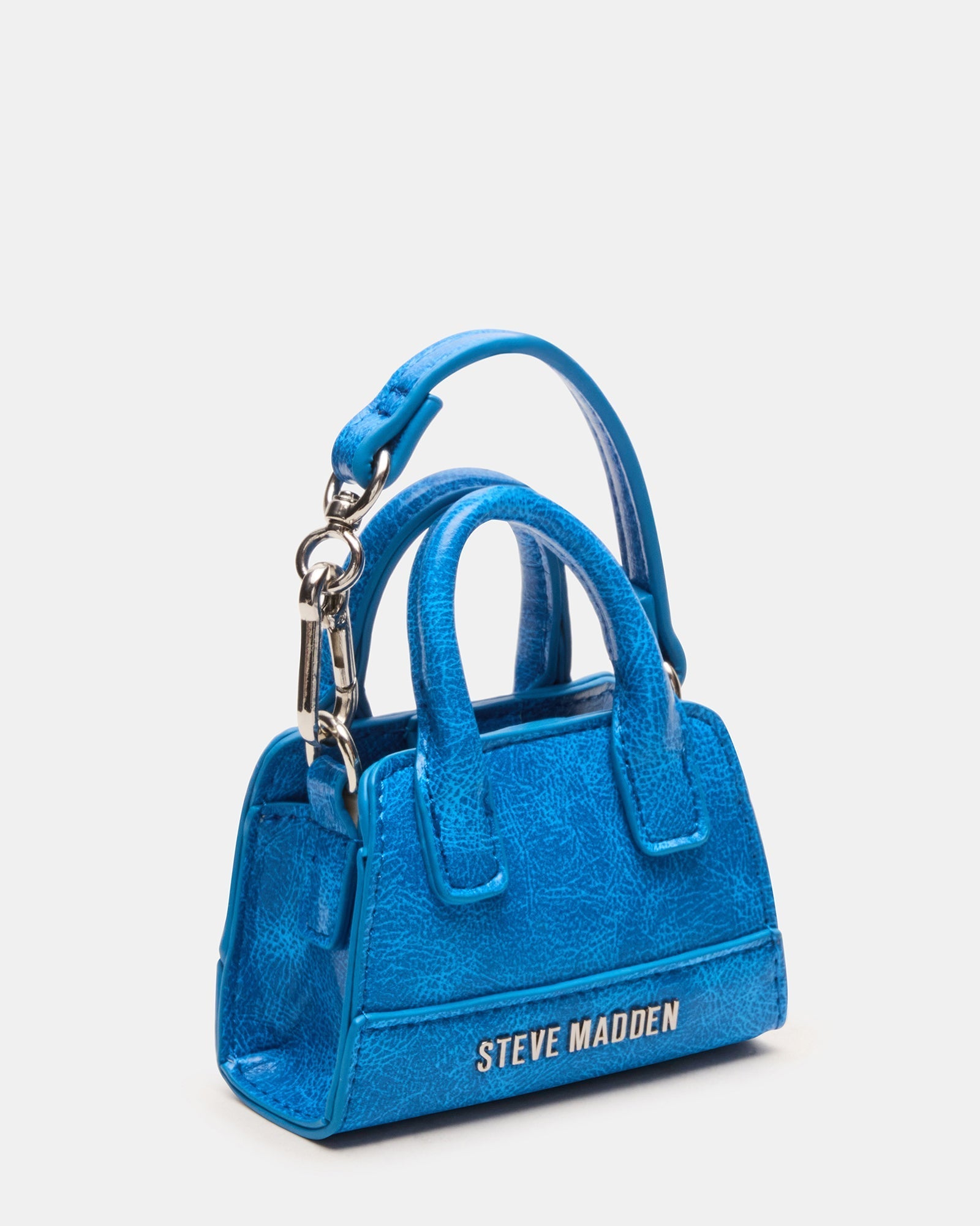 MICRO TOTE BAG CHARM BLUE