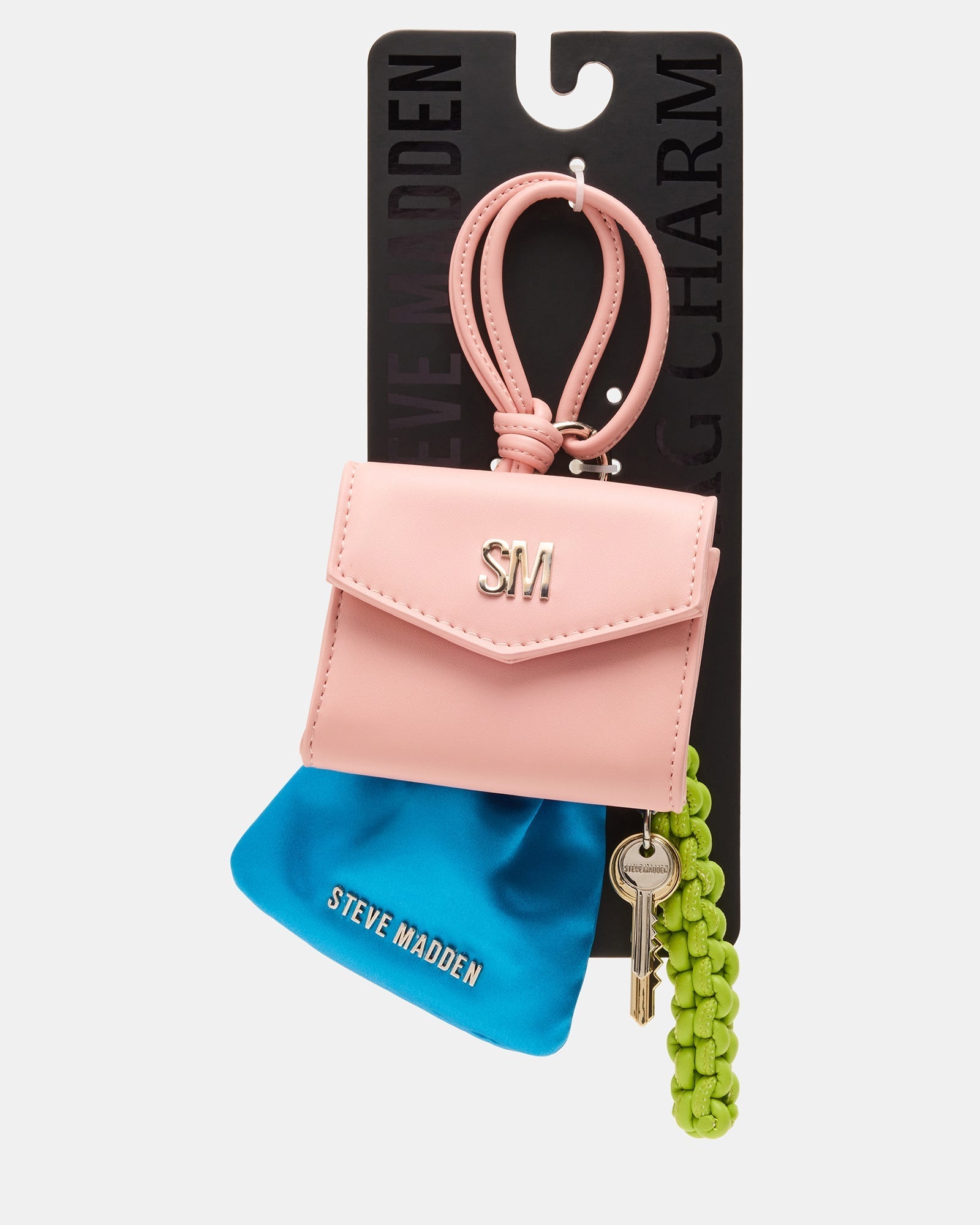 TRAVEL BAG CHARM  CORAL MULTI