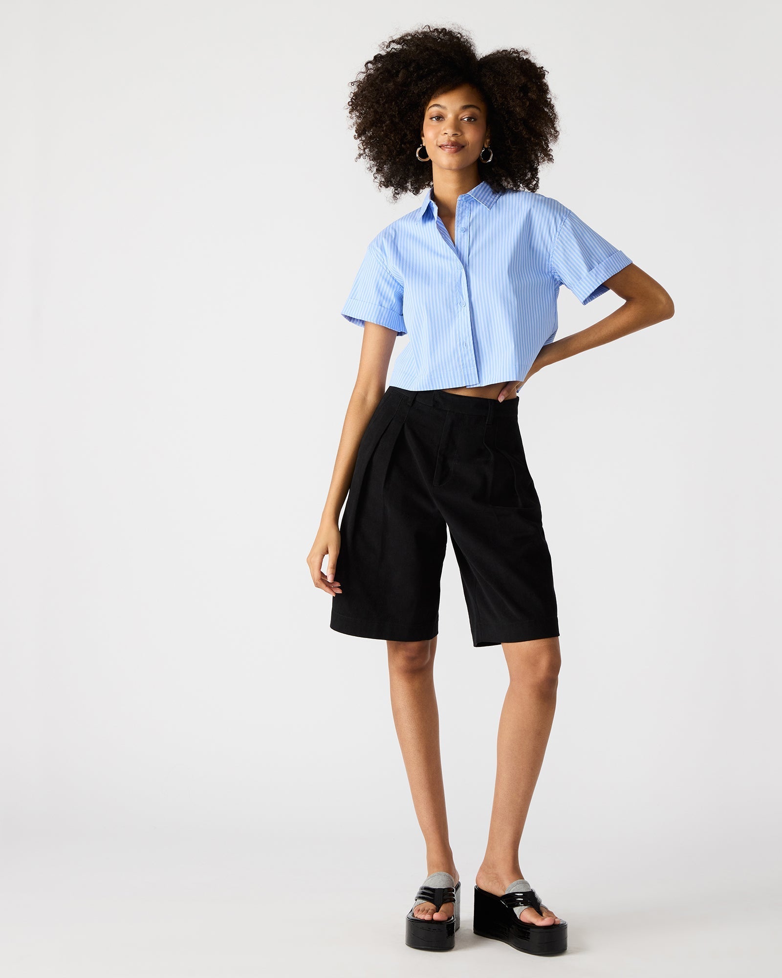 TULA TOP BLUE/WHITE