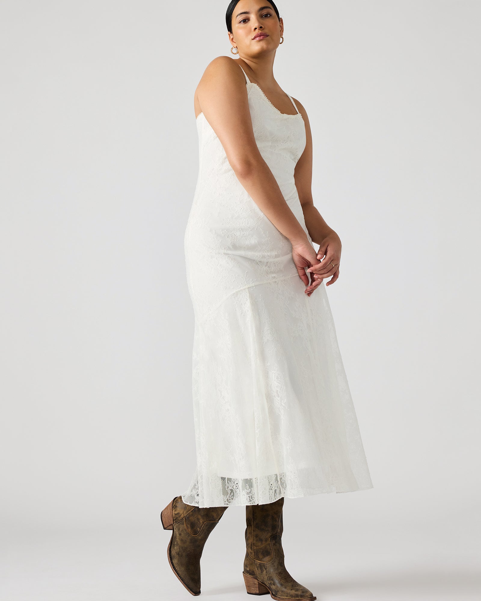 VEERA DRESS WHITE
