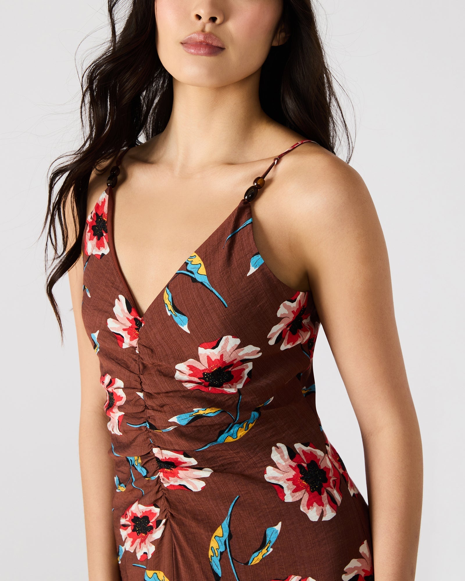 MONROE DRESS BROWN