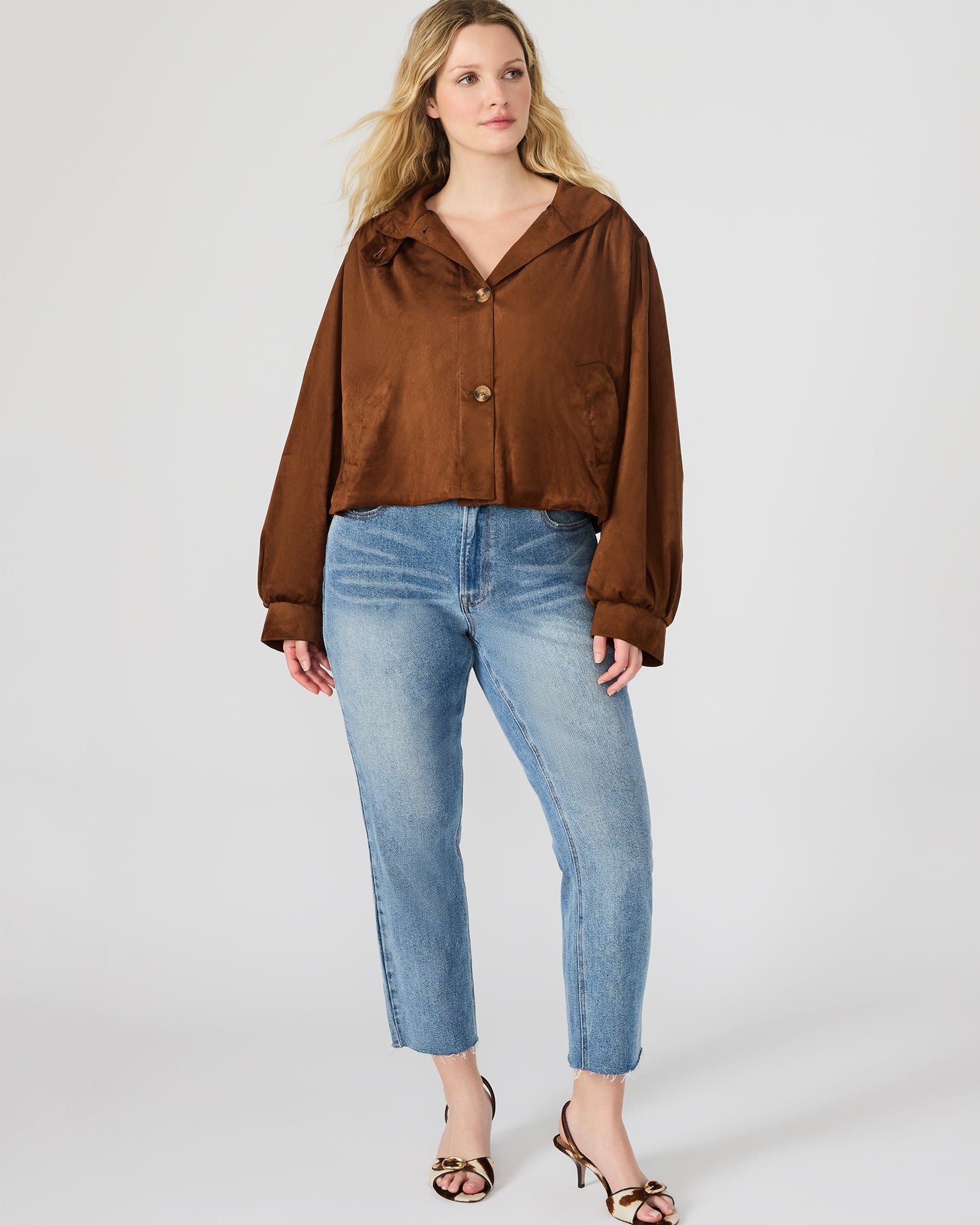 DIERDRA JACKET CHICORY COFFEE