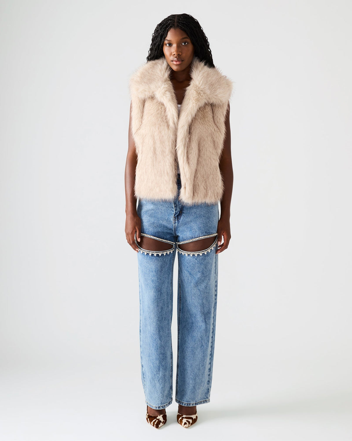 SAFIRA VEST NATURAL