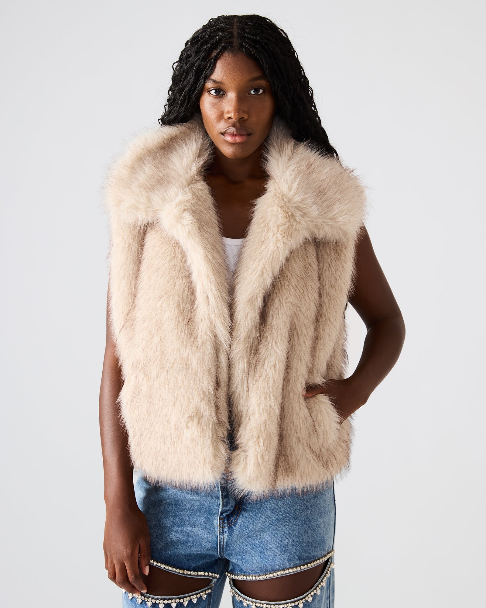 SAFIRA VEST NATURAL
