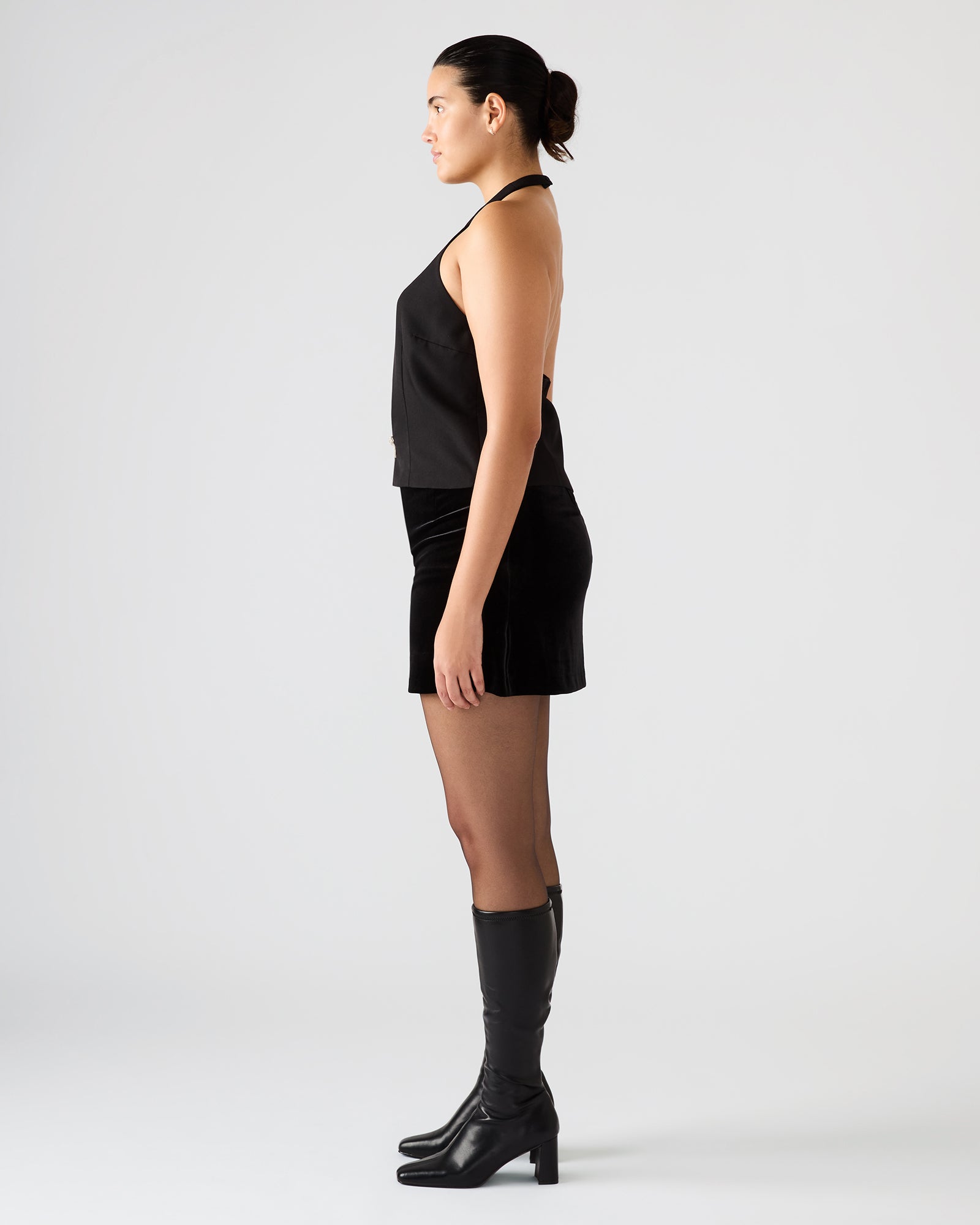 JUVIA TOP BLACK