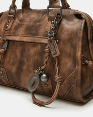 RIGGS BAG BROWN DISTRESSED