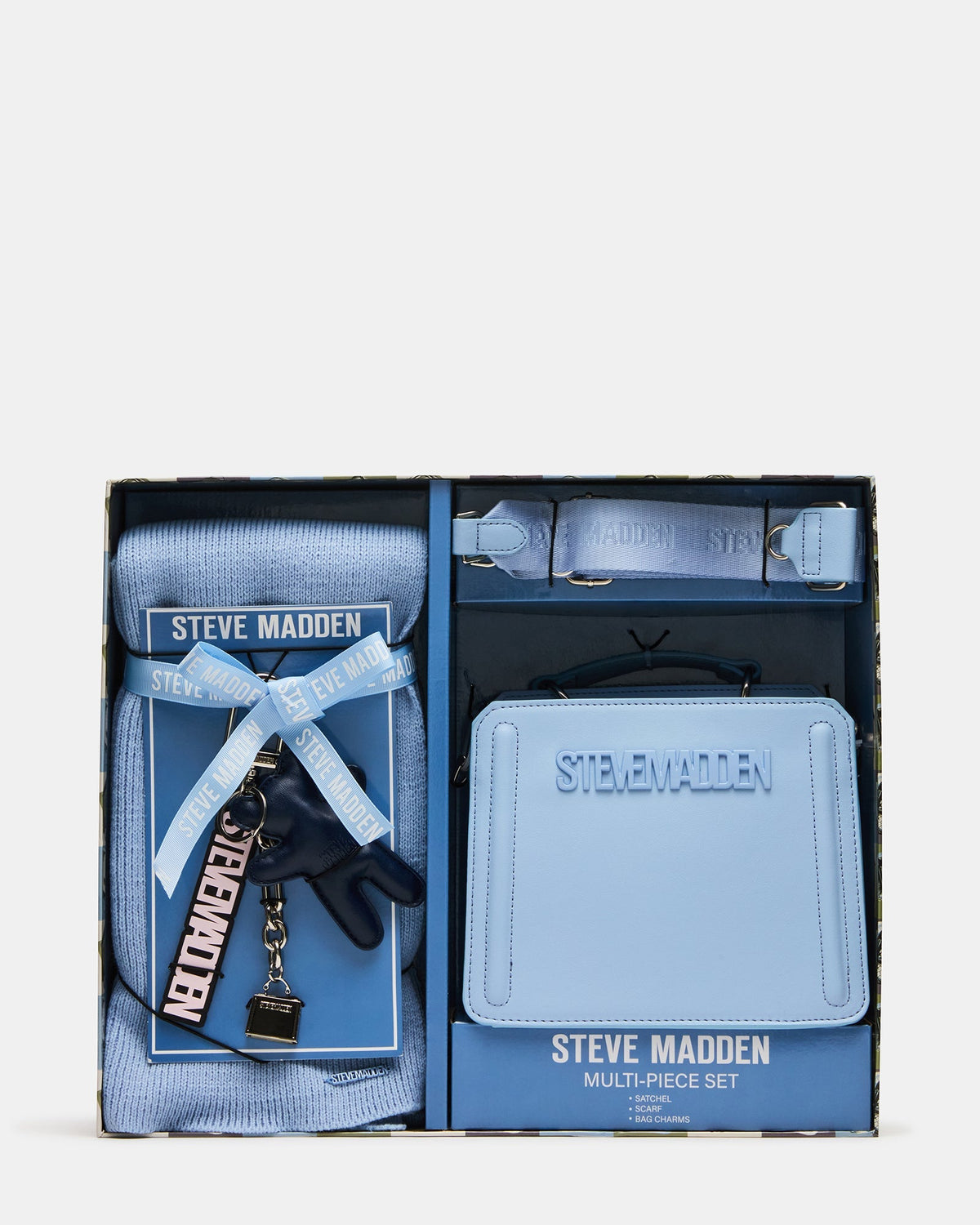 EVELYN CHARM BOX GIFT SET LIGHT BLUE