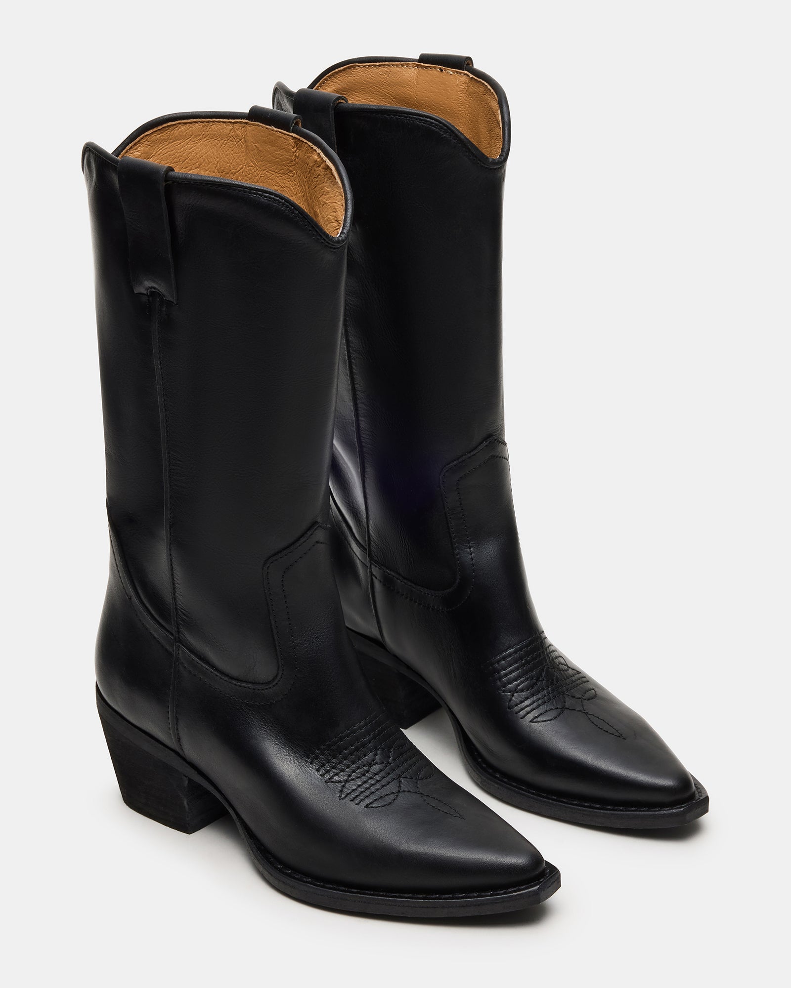 ALBANY BLACK LEATHER