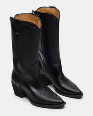 ALBANY BLACK LEATHER