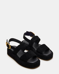 BARONI BLACK SUEDE