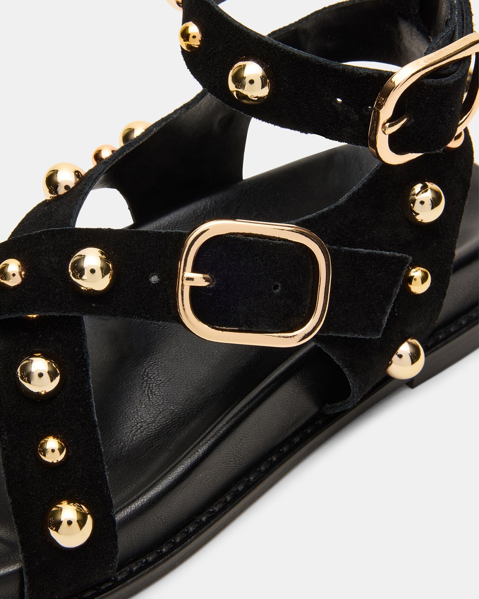 LINEAR BLACK SUEDE