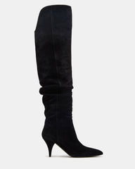 LINGER BLACK SUEDE