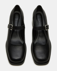 LISBON BLACK LEATHER