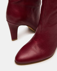 RIZK BURGUNDY LEATHER