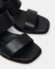 SYCAMORE BLACK LEATHER