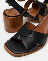 TRURO BLACK LEATHER